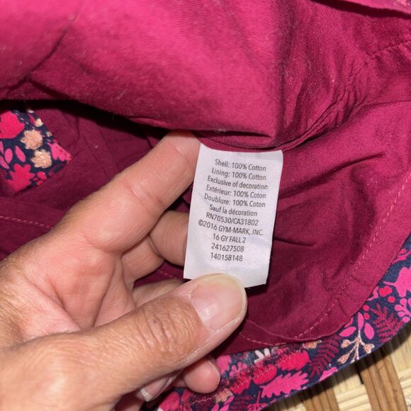 Gymboree Baby Girl Dress 0-3M Pink Floral Cotton Lined Party Easter Outfit - Picture 6 of 6